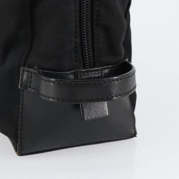 GUCCI Clutch Bag Nylon Leather Black Silver - Picture 5 of 15